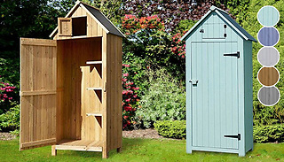 XL Wooden 'Beach Hut' Garden Shed - 5 Colours