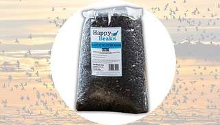 Happy Beaks Black Sunflower Seeds - 3 Sizes 