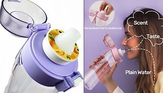Fruit Scented Water Bottle - 4 Colours, 3 Options 