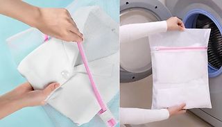 3-Pack Net Zipper Laundry Wash Bags - Fine or Coarse!