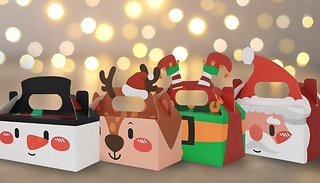 15-Pack of Themed Christmas Gift Boxes - 4 Designs