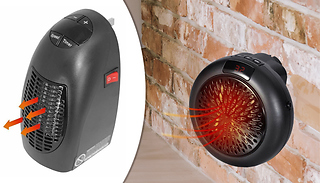 Portable Plug-In Heater with Remote Control - 2 Designs