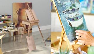 Portable Wooden Art Easel Tripod with Drawing Board