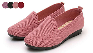 Flyknit Breathable Casual Shoes - 4 Colours & 6 Sizes