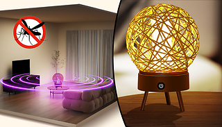 Electric Mosquito Killing Rattan Ball Light