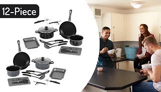 Back-to-Uni 12-Piece Cooking Set - 2 Colours
