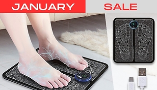 USB Rechargeable EMS Foot Massager with Optional Remote