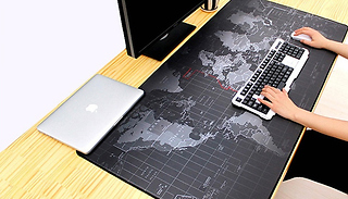 Jumbo Old Map Keyboard & Mouse Pad