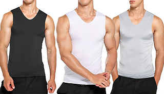 Men's Fitness Tank Vest - 3 Colours & 5 Sizes