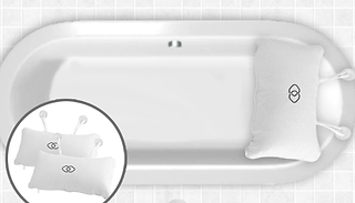 Pair of Suction Cup Bath Pillows