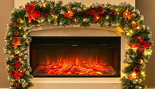 50-LED Light-Up Christmas 270cm Garland - 5 Colours
