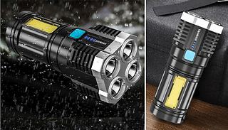 USB Rechargeable Portable Flashlight