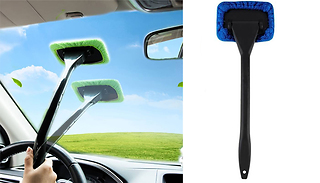 Window Cleaning Extended Microfibre Brush Kit - 2 Colours