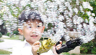 8-Hole Bubble Gun Machine - 5 Colours