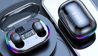 K10 Wireless Bluetooth Compatible RGB Light Earbuds 