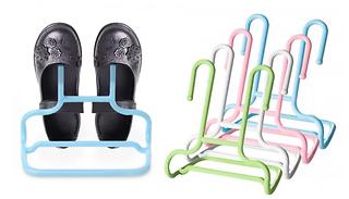 Hanging Plastic Shoes Rack - 1, 2, 3 or 4-Pack