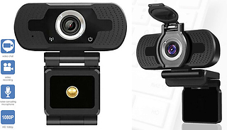 Clip-On 1080P HD Laptop Webcam With Microphone