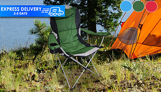 Faboer Deluxe Folding Camping Chair - 3 Colours