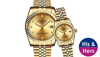 1 or 2 Fngeen Quartz Core Watches for Him or Her - 4 Designs