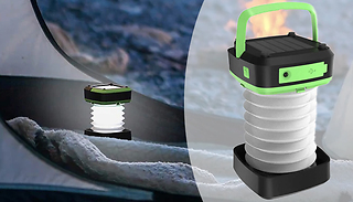 Collapsible LED Solar Camping Lantern Light - 2 Colours