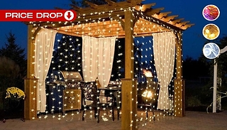 1, 2, 4 or 6-Pack 20-LED Hanging Curtain Lights - 3 Colours