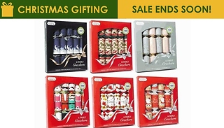 6-Piece Christmas Cracker Set
