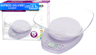 Digital LCD Kitchen Scale with Overload Indicator