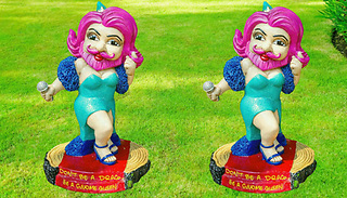 Drag Queen Garden Gnome Resin Statue