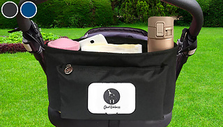 Clip-On Baby Buggy Organiser Bag - 2 Colours