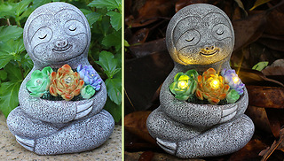 Solar-Powered Light-Up Sloth Ornament -1 or 2 Ornaments