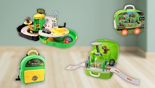 Dinosaur Racing Park Bag or Backpack Toy