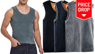 Men's Thick Thermal Vest - 6 Sizes & 3 Colours