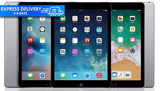 Apple iPad 2, 4, 5, Air or Air 2 Wi-Fi in Black - 16GB or 32GB