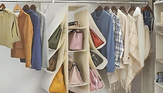10-Grids-Pocket Hanging Wardrobe Storage - 3 Colours 