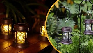 Retro Bronze Solar Garden Lights - 3 Options