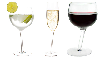 Bar Bespoke Tipsy Glasses - 3 Styles