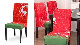 2-Pack Christmas Chair Covers - 3 Designs
