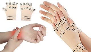 Therapeutic Magnetic Arthritic Fingerless Gloves - 1, 2 or 4 Pairs