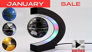 LED Magnetic Levitating Floating Globe Lamp - 3 Styles