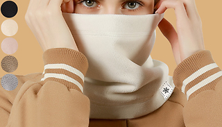 Warm Winter Plush Face Cover Scarf - 5 Colours