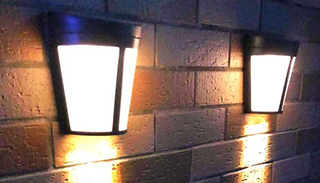 1 or 2 Energy Saving Solar Power Garden Lights - 2 Colours