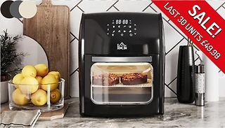 HOMCOM 8-in-1 Digital Air Fryer Oven - 12L and 3 Colours!