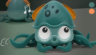 Light-Up Musical Crawling Octopus Toy - 4 Designs