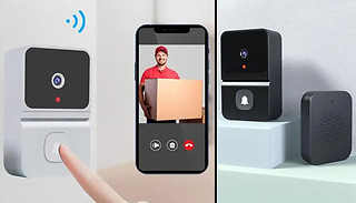 Two-Way Wireless Security Video Doorbell & Optional Chime - 2 Colours