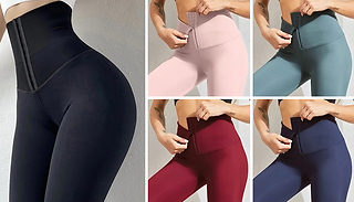 Extra-Wide Waistband Sports Leggings - 6 Colours & 5 Sizes