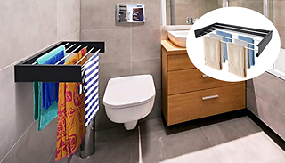 Wall-Mounted Telescopic Drying Rack