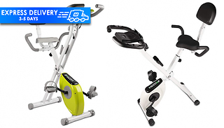 Exercise Bike with LCD Display & Heartrate Monitor - 2 Colours