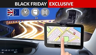 5-Piece Touchscreen GPS Sat Nav - UK & EU Maps