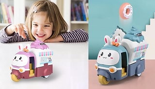 Kids Ejection Ice Cream Car Toy - 4 Colours
