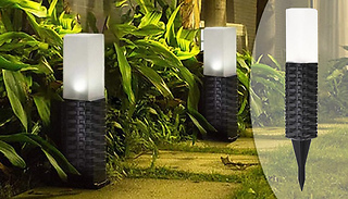 Rattan-Effect Garden Lights - 1, 2 or 4